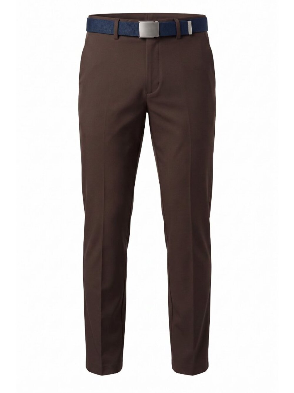 Haggar Mens 36x30 Cool Right Performance Flex Slim Fit Brown Dress Pants NWT